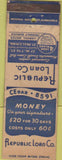 Matchbook Cover - Republic Loan Co St Paul MN WEAR