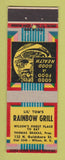 Matchbook Cover - Lil Tom's Rainbow Grill Wilson NC