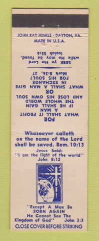 Matchbook Cover - Christian Religious Samuel Strong Tampa FL