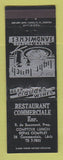 Matchbook Cover - Restaurant Commerciale Levis QC