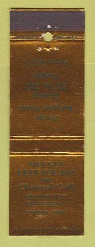 Matchbook Cover - Mergus Restaurant Canton OH