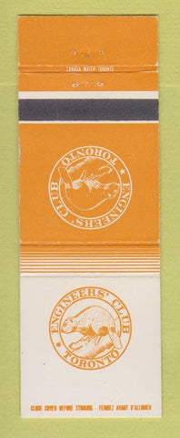 Matchbook Cover - Engineers' Club Toronto ON