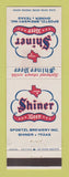 Matchbook Cover - Shiner Beer Shiner TX Spoetzl Brewery WEAR