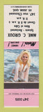 Matchbook Cover - Mme C Giroux Restaurant St Jean QC pinup