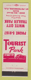 Matchbook Cover - White City Trailer Park St Petersburg FL