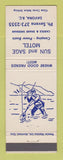 Matchbook Cover - Sun and Sage Motel Savona BC
