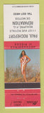Matchbook Cover - Paul Rochefort Reparation De Motos Beaupre QC pinup