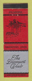 Matchbook Cover - The Davenport Club IA