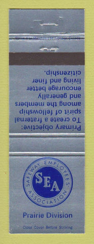 Matchbook Cover - Safeway Employees Association