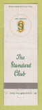 Matchbook Cover - The Standard Club WEAR