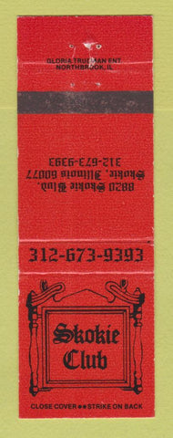 Matchbook Cover - Skokie Club IL