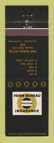 Matchbook Cover - Kansas Farm Bureau Insurance KS