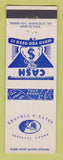 Matchbook Cover - Leavell & Bates Loans Delphi Lafayette Tipton IA