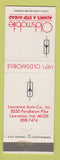 Matchbook Cover - 1971 Oldsmobile Lawrence IN