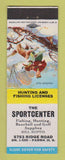 Matchbook Cover - The Sportcenter Parma OH