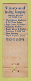 Matchbook Cover - Vineyard Trading Company 1950 Knoxville TN