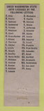 Matchbook Cover - Outside In Beer Tavern Bremerton WA WEAR