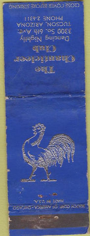 Matchbook Cover - Chantieleer Club Rooster Tucson AZ