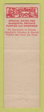 Matchbook Cover - Frengel's Club Lounge New Castle PA
