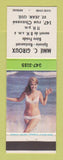 Matchbook Cover - Mme C Giroux Restaurant St Jean QC pinup