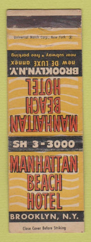 Matchbook Cover - Manhattan Beach Hotel Brooklyn NY WEAR