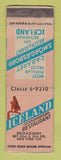 Matchbook Cover - Iceland Scandinavian Restaurant New York City WORN