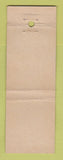 Matchbook Cover - Jack Lyons Chop House New York City WEAR