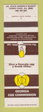 Matchbook Cover - Georgia Egg Commission Forest Park GA