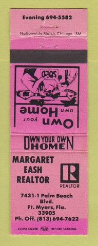 Matchbook Cover - Margaret Eash Real Estate Fort Myers FL