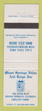 Matchbook Cover - Miami Springs Villas and Kings Inn Miami Springs FL