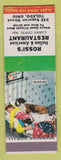 Matchbook Cover - Rossi's Italian Restaurant Toledo OH