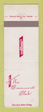 Matchbook Cover - The Beaumont Club TX WEAR