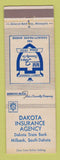 Matchbook Cover - Minnesota Mutual Insurance Dakoa State Bank Milbank SD