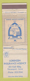 Matchbook Cover - Minnesota Mutual Insurance Lorenzen Davenport IA WEAR