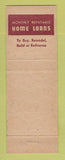 Matchbook Cover - First Federal Savings and Loan San Pedro CA