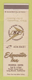 Matchbook Cover - Edgewater Inn Marina Hotel Long Beach CA