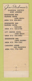 Matchbook Cover - Edgewater Inn Marina Hotel Long Beach CA