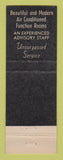 Matchbook Cover - Gold Coast Hotels Chicago IL St Clair Eastgate Croydon