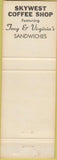 Matchbook Cover - Skywest Golf Course Hayward CA