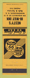 Matchbook Cover - Nesty's Phillips 66 oil gas Minnewaukan ND