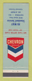 Matchbook Cover - Chevron oil gas Hi Way Service Victoria BC