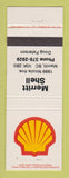Matchbook Cover - Shell oil gas Merritt BC