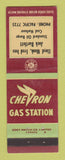 Matchbook Cover - Chevron oil gas Lloyd Monk Canada