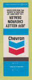 Matchbook Cover - Jeff Kelley Chevron oil gas Milton FL