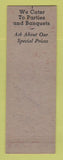 Matchbook Cover - Airport Inn Troy NY