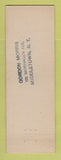 Matchbook Cover - Red Cross Shoes BF Van Sickle Middletown NY