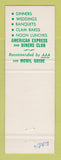 Matchbook Cover - The Wishing Well Rochester NY restaurant