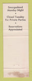 Matchbook Cover - Johnston's Hilltop Restaurant Richburg NY