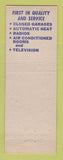 Matchbook Cover - Top Hat Cafe Warrensburg MO motel