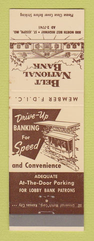 Matchbook Cover - Belt National Bank St Joseph MO